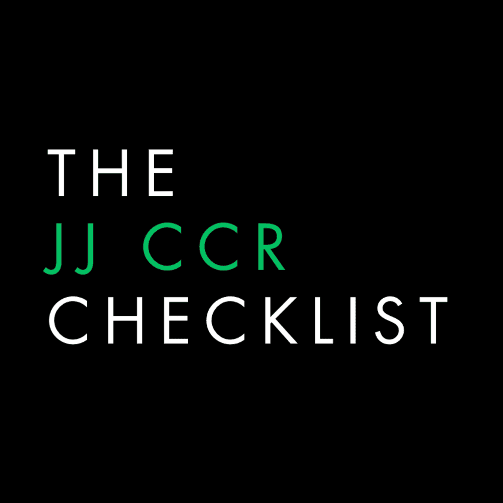 The JJ CCR Checklist icon